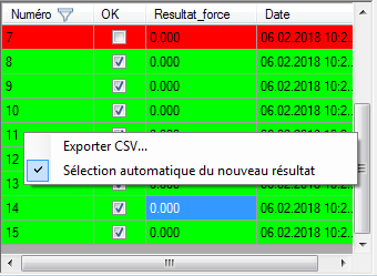 Sélectionner le dernier résultat