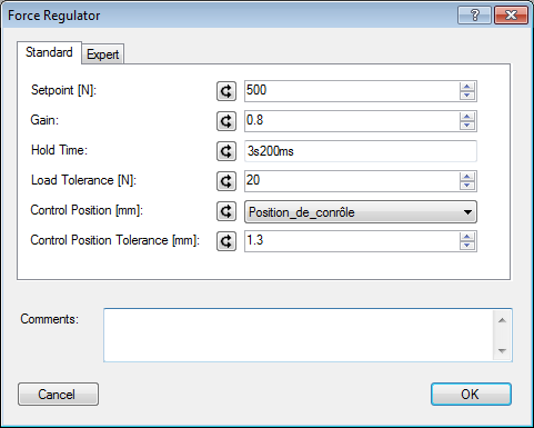 RegulationForceStandard