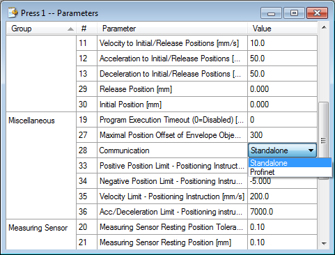 Standalone Paramètres english