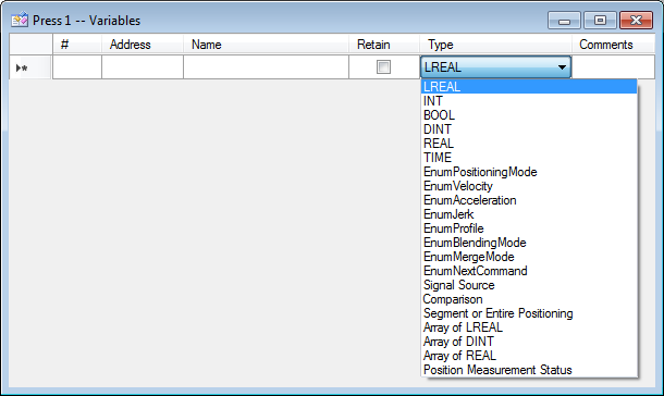 DeclarationVariablesChoix english