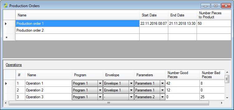 Standalone Création ordre de fabrication english