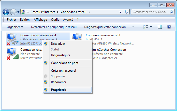 Modification adresse PC 2